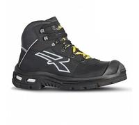 UPOWER Men's U-Power RL10534-44-Red Lion Series Safety Shoes Model Silver ESD S3 CI SRC Size, Black, 44 EU
