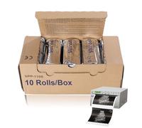 UPP-110S Ultrasound Thermal Paper - 10 Rolls, Type I Black and White Video Film (110mm x 20m) | High-Density Replacement for Sony UP-X898MD, D898MD, Mitsubishi KP61S-CE | Crisp Imaging, Smudge-Proof