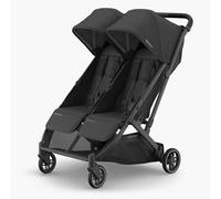 UPPAbaby Minu Duo Side-by-Side Double Stroller | from Birth to 22kg - Jake - Charcoal Carbon Frame | Compact Fold | Car Seat Compatible | Slim Travel Design