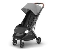 UPPAbaby Minu V3 Stroller | Greyson | Lightweight, Compact, One-Hand Fold | Compatible with Mesa & Aria Car Seats | UPF 50+ Canopy, Extendable Leg Rest & Carry Strap | Suitable from Birth to 22kg