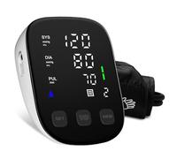 Upper Arm Blood Pressure Monitor, Clinically Validated Automatic BP Machine with Large LCD Display,2x120 Memory, Adjustable Wide Cuff (22-42cm),Suitable for Adult and Elderly People