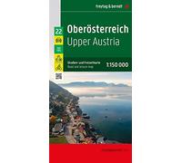 Upper Austria, Road and Leisure Map 1:150.000,: Top 10 Tips with Cycle Paths