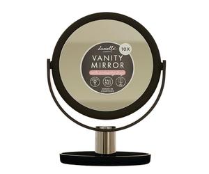 Upper Canada Black Vanity 10x Magnifying Mirror Danielle Creations