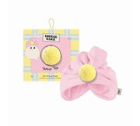 Upper Canada Cheese Cake Hair Drying Turban Towel Pink Yellow Pom Pom Girls Wrap Up Absorbent Microfibre