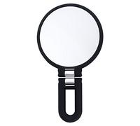 upper canada soap Danielle Small Hand Held 15x Mirror, Black