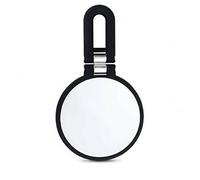upper canada soap Danielle Small Hand Held 15x Mirror, Black