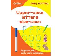 Upper Case Letters Age 3-5 Wipe Clean Activity Book