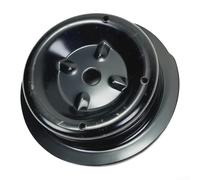 Upper Coil Spring Insulator Compatible For BMW 31336759452 | Metal Construction, Suspension Strut Mount Support, Black