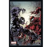 Upper Deck Marvel Card Sleeves - Venom VS Carnage, 65 Sleeves, Matte Finish, Limited Edition