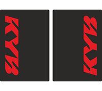 Upper Fork Decal Stickers Graphic Set Compatible with KYB Suspension - Fit All Dirt Bikes - Adhesive Vinyl Red (Glossy)