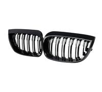 Upper Grille Hood Trim For 1-Series For E87 5-door 2004-2007 Pre-facelift Pair Front Grill Gloss Black Front Of The Car Accessories