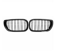 Upper Grille Hood Trim For 3 Series For E46 4 Door 2002 2003 2004 2005 Car Front Bumper Grill Glossy Black Double Slat Hood Grille Front Grill Covers Accessories