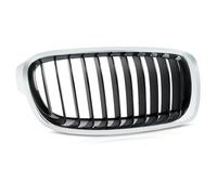 Upper Grille Hood Trim For 3-Series For F30 For F31 For F35 2012-2018 Left Or Right Side Chrome Black Front Grille Front Grill Covers Accessories(Right side)