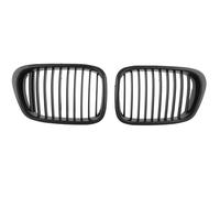 Upper Grille Hood Trim For E39 525i 528i 530i 535i For M5 1997 1998 1999 2003 Front Center Black Wide Hood Grille Grill Front Hood Bumper Grille(Matte Black 1)