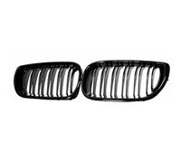 Upper Grille Hood Trim For E46 4-Door Touring Saloon 2002 2003 2004 2005 Car Front Bumper Hood Grille Racing Grill Black Front Grill Covers Accessories(Bright Black)