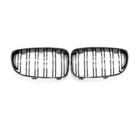 Upper Grille Hood Trim For E81 For E87 For E82 For E88 128I 130I 135I 2008-2013 Gloss Black Dual Slats Grill Front Bumper Grille Front Hood Bumper Grille