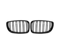 Upper Grille Hood Trim For E81 For E87 For E82 For E88 128I 130I 135I Car Front Bumper Grille Racing Grills Dual Slats Grill 07-11 Front Grill Covers Accessories(Carbon Fiber)