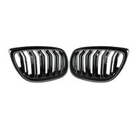 Upper Grille Hood Trim For E92 For E93 For M3 2007-2010 Front Bumper Grill Dual Line Grille Car Styling Racing Grilles Part Gloss Black Front Grill Covers Accessories