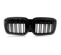 Upper Grille Hood Trim For IX3 For G08i 2022-2023 LCI Front Grille Gloss Black Dual Slats Car Accessories Shiny Gloss Black Front Grill Covers Accessories