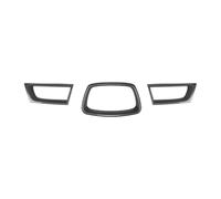 Upper Grille Hood Trim For Subaru For Impreza For WRX For STI 9th 2006-2007 Middle Grille Spoiler Car Sticker Kit Body Modification Front Grill Covers Accessories(Carbon Black)