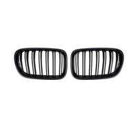 Upper Grille Hood Trim For X3 For F25 2011-2013 Double Line Grille Accessories Replacement Car Front Bumper Grilles Racing Grill Front Grill Covers Accessories(Matte Black)