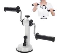 Upper Limb Trainer, Hand Cranked Joint Rehabilitation Device with Adjustable Resistance and Suction Cup Design for Shoulder and Neck Pain Relief