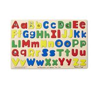 Melissa & Doug Wooden Puzzle - Upper & Lower Case Alphabet Letters - E-Commerce Packaging