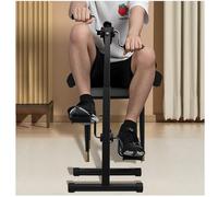 Upper & Lower Limb Rehabilitation Exercise Bike for Seniors & Adults - Home Pedal Exerciser for Arm & Legs, Adjustable Seated Leg & Arm Bike for Physical Therapy, Stroke & Knee Rehab Equipment Black