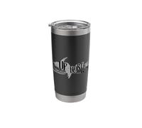 Upper Peninsula Michigan U.P. North Yooper Snowmobile Gift Stainless Steel Insulated Tumbler