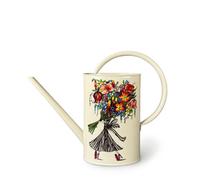 Upper Street 2L Tall Metal Watering Can With Bouquet Design By Charlotte Posner