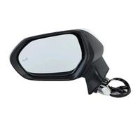 Upper Wing Mirror Glass For C&orolla 2020 2021 2022 2023 Car Side Mirror Door Wing Rear View Glass Lens Turn Signal Light Cover Assembly(9pins left)