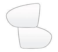 Upper Wing Mirror Glass For N&issan For Qashqai For Dualis 2007 2008-2014 Left Right Side Wing Mirror Glass Heated Convex Rear View Backplate