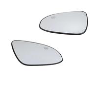 Upper Wing Mirror Glass For Toyota For Corolla 2014-2019 Heated Car Side Mirror Glass Rearview Lens US Model Left Hand Driver(Onecolor)