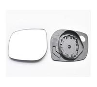 Upper Wing Mirror Glass For Yaris 2008 2009 2010 2011 2012 2013 2014 Car Accessories Side Mirror Glass Outside Rear View White Lens(1 pair)