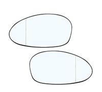 Upper Wing Mirror Glass Heated Mirror White Blue Glass Wing Driver Passenger Side For BMW E81 E87 E82 E88 2004-2013 E46 E90 E93 2005-2010(Onecolor)