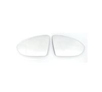 Upper Wing Mirror Glass Replacement Left Right Rearview Heated Exterior Wide Angle Mirror Glass For VW For Golf 7 VII For MK7 MQB 5G 2013-2019(Onecolor)