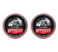 Uppercut Deluxe, Deluxe Pomade, Professional Water Based Pomade to Create Timeless and Classic Looks, Strong Hold and High Shine 2 x 100g