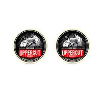 Uppercut Deluxe Easy Hold Hair Putty For Men, Light Hold, Natural Finish Water-Based Pomade For Men Washes Out Easily 2 x 90g