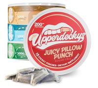 Upperdeckys, Multi-Pack Caffeine Energy Pouches - 4 Flavors No Artificial Sweetener - Replacement/Alternative for Focus & Energy (4-Pack, 200mg)