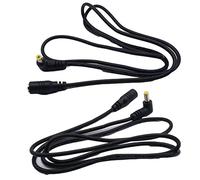 UpperFu 2pcs 4.8mm x 1.7mm Female to 4.8mm x 1.7mm Male Plug Right Angle Extension Cable DC Power Adapter Connector Cable 1 Meters