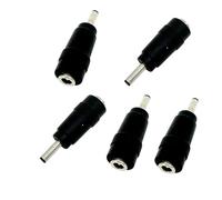 UpperFu 5pcs DC Power 3.5mm x 1.35mm Male Plug to DC 4.0mm x 1.7mm Female DC Barrel Charging Charger Adapter Cable Connector Converter for CCTV Camera LED Light Strip