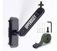 upperosey TreeDude4 Trail Camera Mounting Bracket, Alloy & Built-to-Last Hunting Gear Accessory for Outdoor, Trail Cam Mount w/ 360° Adjustable Quick Set-up (1 Set w/Green Strap)