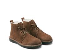 Uppsala Suede Chukka Boots with Faux Fur Lining camel