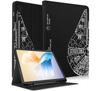 Uppuppy for Samsung Galaxy Tab S8 Plus/ S7 Plus/ S7 FE Case 12.4 Inch Women Cute Girls Folio Boys Cool Men Black Girly Design Cover for Samsung Tablet S8 Plus 2022/ S7 Plus 2021/ S7 FE 5G Cases