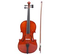 UPQRSG 16 Inch Spruce Solid Wood Violin Outfit, 4/4 Full?Size Violin Student Beginners Kit with Bow Case Rosin, Multifunctional Beginner Viola, Color Stringed Instrument VA?35