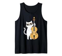 Upright Bass Orchestra Jazz Instrument Band Contrabass Tank Top