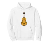Upright Bass Player Bluegrass Acoustic Double Roots String Pullover Hoodie