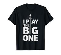 Upright Bass Player Play Big One Funny Identity Double T-Shirt