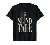Upright Bass Player Standing Tall Jazz Stage Double Musician T-Shirt