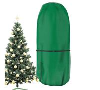 Upright Christmas Tree Storage Bag 5ft, Waterproof Dustproof Oxford Cloth Storage Cover with Adjustable Straps, Zipper & Drawstring, Christmas Tree Cover for Artificial Tree Standing with Ornaments